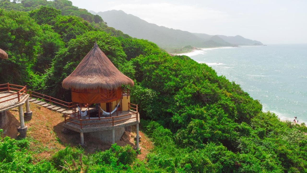 Ecohabs Tequendama - Parque Tayrona Hotel El Zaino Bagian luar foto